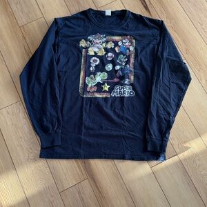Super Mario Brothers Fruit of the Loom Navy Blue Cotton Shirt